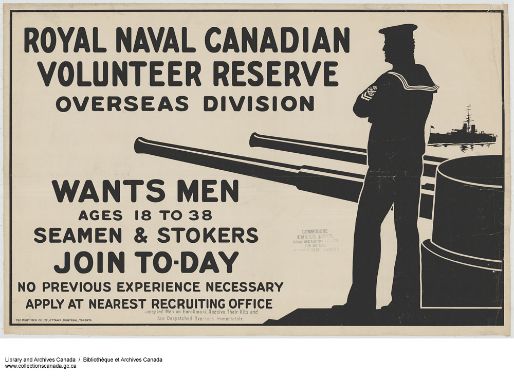 #OTD 18/5/1914 #RememberRCN -First Company of Royal Naval Canadian Volunteer Reserve (RNCVR) is officially formed in Victoria, BC. and is the forerunner of the RCNR and RCNVR.