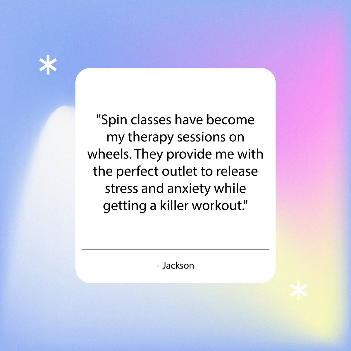 mindfulspin's tweet photo. Testimonials on balancing mental health and physical fitness in spin workouts 💬

#SustainAndSpin #GrowWithSpin #SustainableCycling #SpinForGrowth #EcoSpin #RideToSustain #GreenSpin #SpinGrowthJourney #SustainableWellness
#CycleForChange https://t.co/VGpVerUQ5M