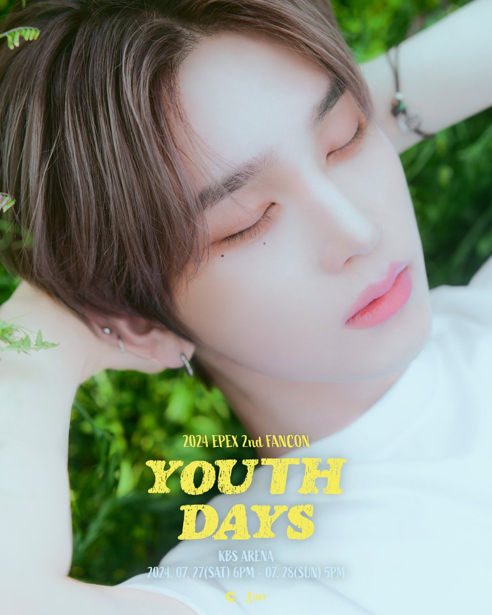 [🍀] EPEX 2nd FANCON <YOUTH DAYS> BAEKSEUNG's YOUTH 2024.07.27 ~ 2024.07.28 📍KBS ARENA #EPEX #이펙스 #Eight_Apex #EPEX2ndFANCON #YOUTHDAYS #위시 #금동현 #뮤 #아민 #백승 #에이든 #예왕 #제프