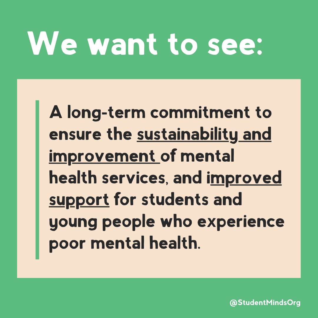Students should have access to quality and timely mental health support year-round. We will keep fighting for change because we believe no student should be held back by their mental health 🧡 Read our manifesto today: ow.ly/T1CO50REb0M #MentalHealthAwarenessWeek