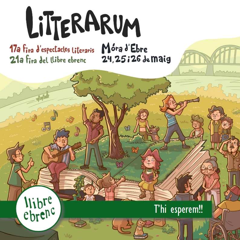 Nova edició de LITTERARUM amb una programació que et deixarà bocabadat!! Litterarum 2024, ja disponible a litterarum.cat 🗓️ 24, 25 i 26 de maig 📍 Móra d'Ebre ♥️ T'hi esperem!! #llibreebrenc #llegirebrenc