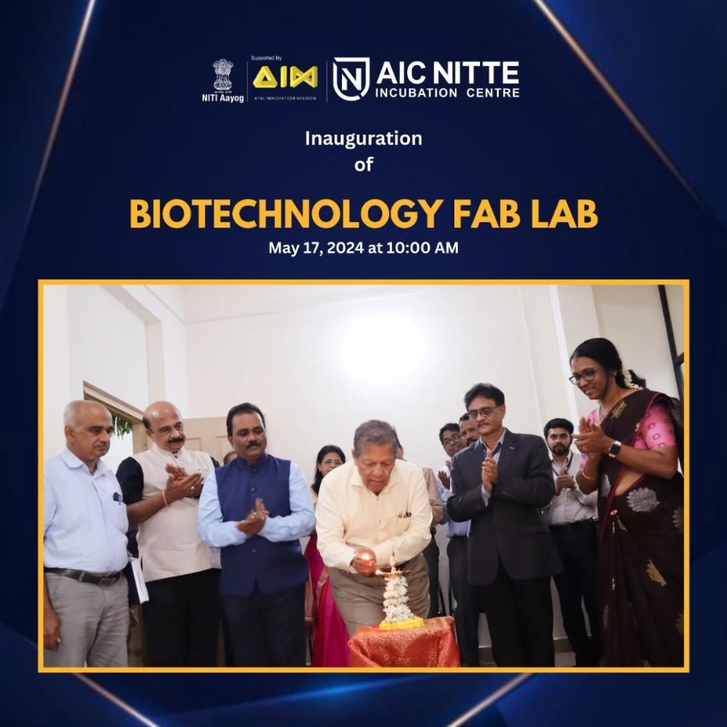 AIC NITTE Incubation Centre tweet media
