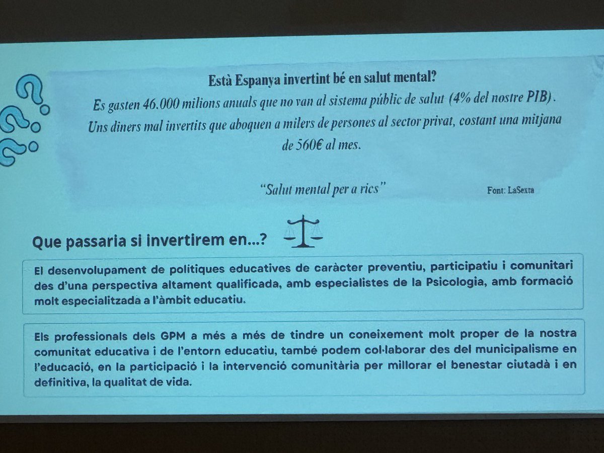 COPCV's tweet photo. ¿Se invierte bien en Salud Mental en España? #COPCV https://t.co/agm8QU2beX