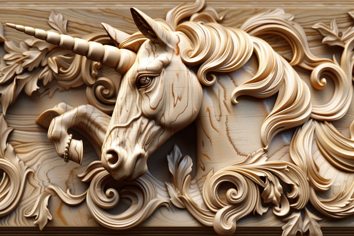 🚨#PromptShare🚨
Let's go with a wood carving #prompt featuring lots of relief, perfect for highlighting any subject, creature, or environment.

A [subject] made of wood carvings, with a three-dimensional relief effect and warm tones.  main subject centered around it. super