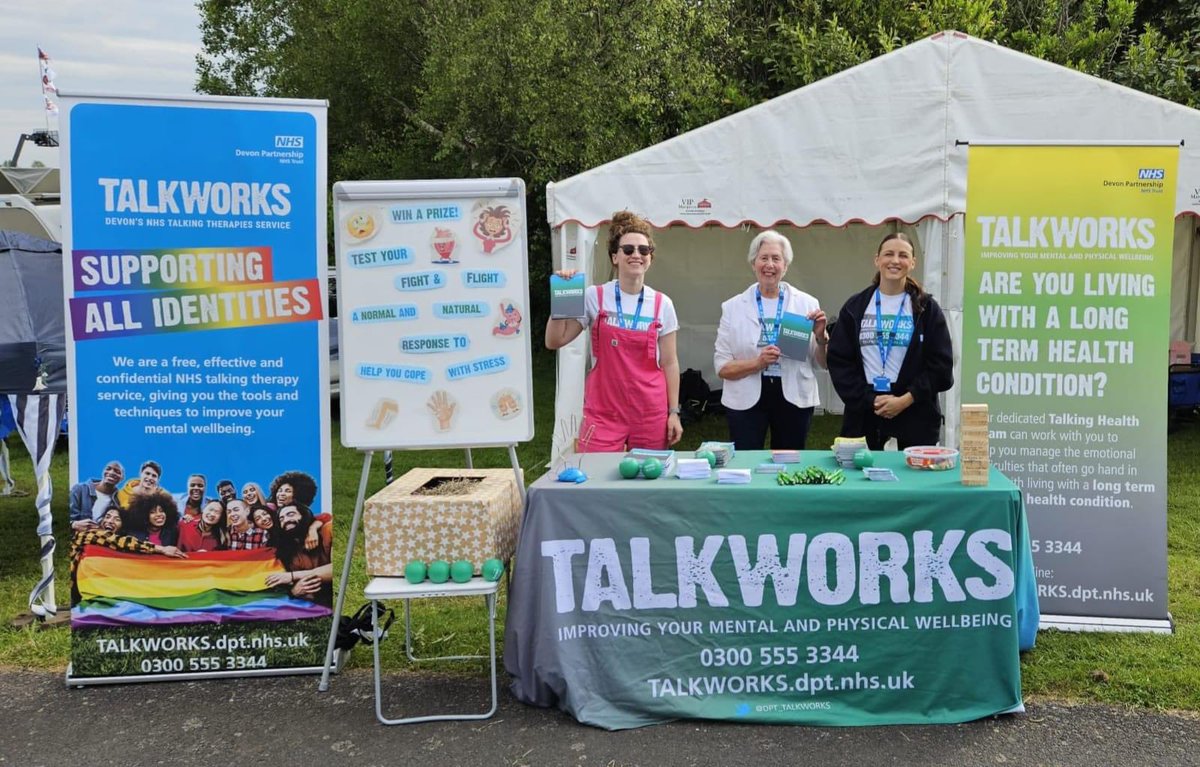 It's the last day of @DevonCountyShow and our team is looking forward to seeing you. Come along and find out how TALKWORKS can help you and have some fun with our buzz wire game and lucky dip. We're in Avenue L, Stand 360. See you there! #dcs24 #mentalhealth #devoncountyshow