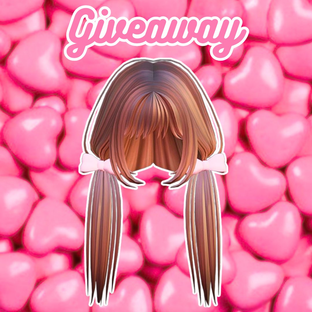 jessizad4's tweet image. Hair ITEM CODE GIVEAWAY!
To enter:
🎀Like
🎀Retweet
🎀Follow: @xgyn - @jessizad4 - @freeugcrbx
🎀Suscribe: youtube.com/@jessixandy
🎀Coment with proof
Finish in 5 hours!
#roblox #robloxdev #robloxugcfree #robloxfreelimited