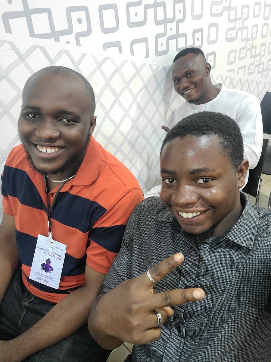 kingdom_eleru's tweet photo. About to chew web3 with my bosses @sagetony224 @Fct_Realtor
@DablClub @PolygonAbuja @AlemsBaja @LeomOfThings
#polygonX #PolygonGuild https://t.co/vG9vrnvy5u