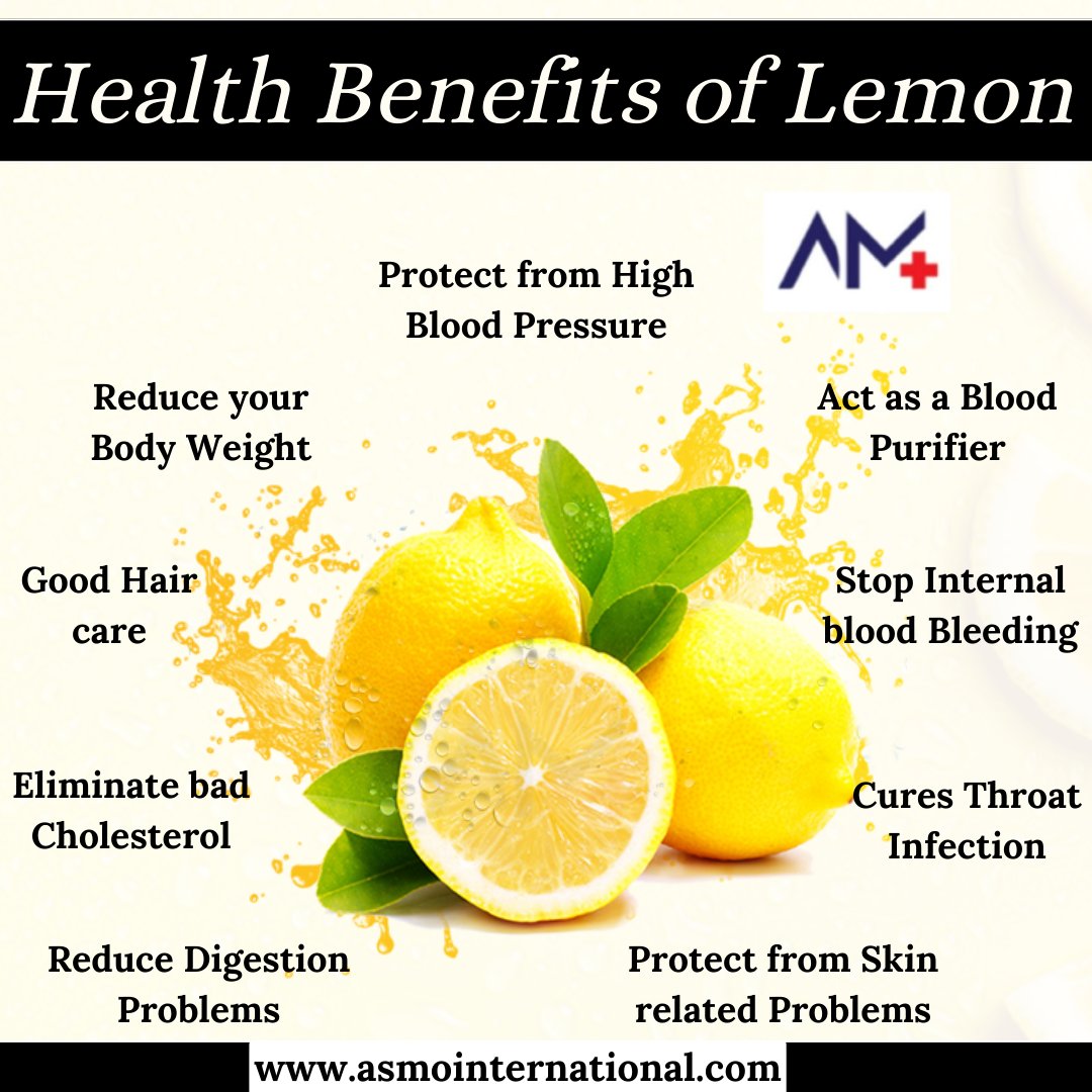 ashimamunjal05's tweet photo. Health Benefits of Lemon
.
https://t.co/9yLJI3KuIt
.
#lemonjuice #lemon #bodyweight #reducebodyweight #bloodpressure #feverandcold #rheumatism #arthritis #sunburn #juice #healthcare #asmointernational #asmohealth #asmomedicines #asmocare #asmoresearch #asmo https://t.co/dsBPGMwu4y