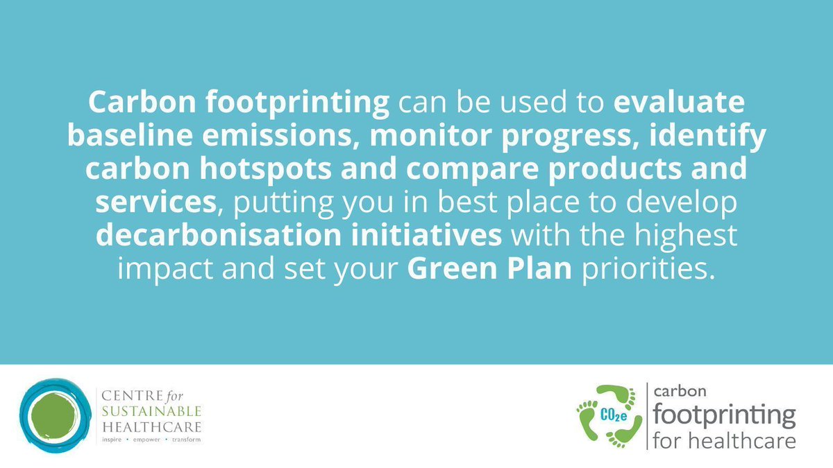 Learn more: buff.ly/4a4YtAS #carbonfootprinting #sustainablehealthcare #carbonemissions