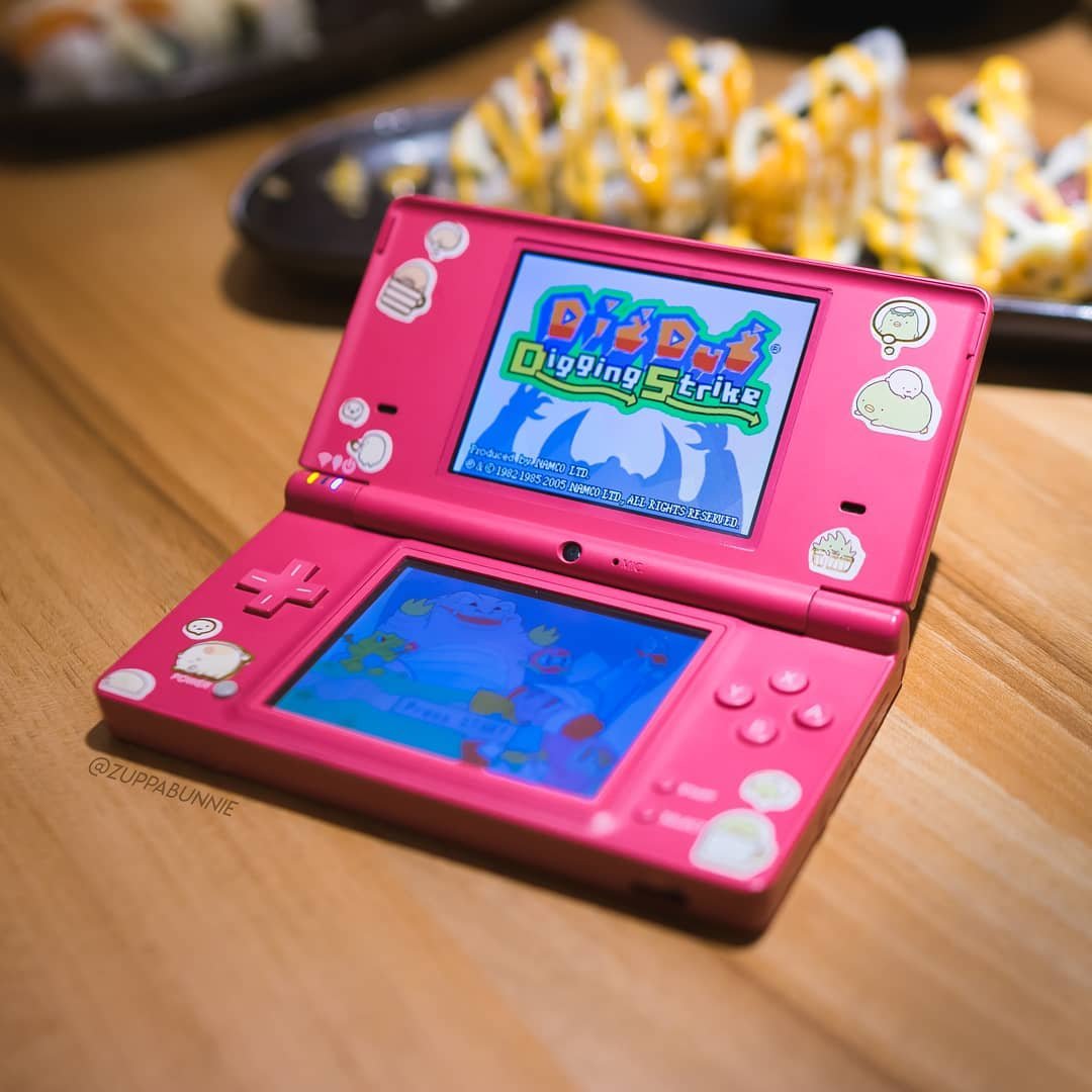 Pink DS, I think I should reply DigDug games