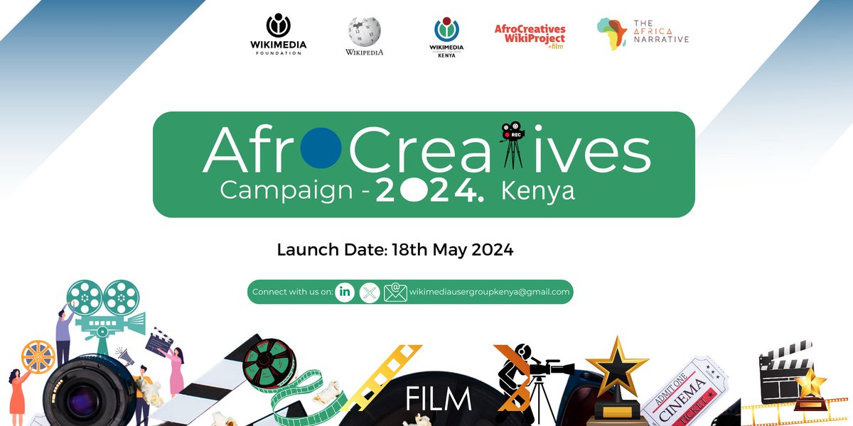 We are glad to be participating in the 2024 AfroCreatives campaign powered by The Africa Narrative @TheAfrNar & supported by @Wikimedia to showcase & celebrate the African Film & Creative industry.
#ACWPFESPACO24
#africanfilm
#africancinema