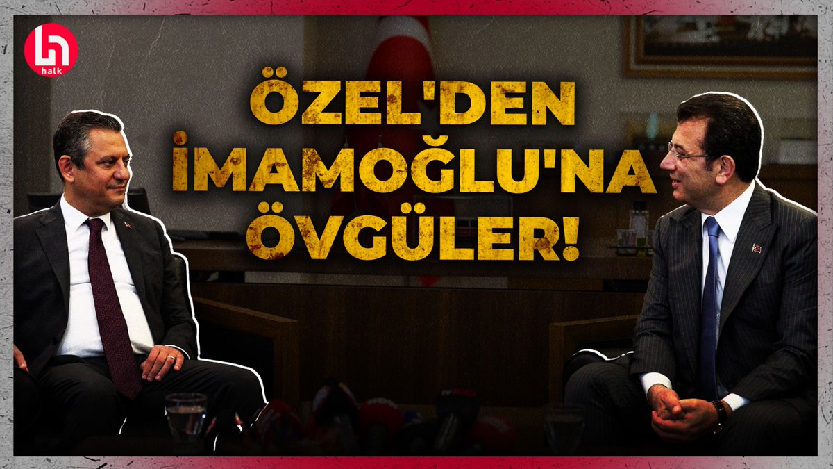 Özgür Özel, İmamoğlu'nu öve öve bitiremedi! Sinem Fıstıkoğlu (@sinemfstk) ile #Haberler youtu.be/jwWuGuYTOGI