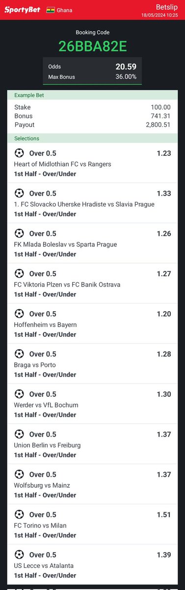 20 odds on sportybet 
26BBA82E
Repost give me ....