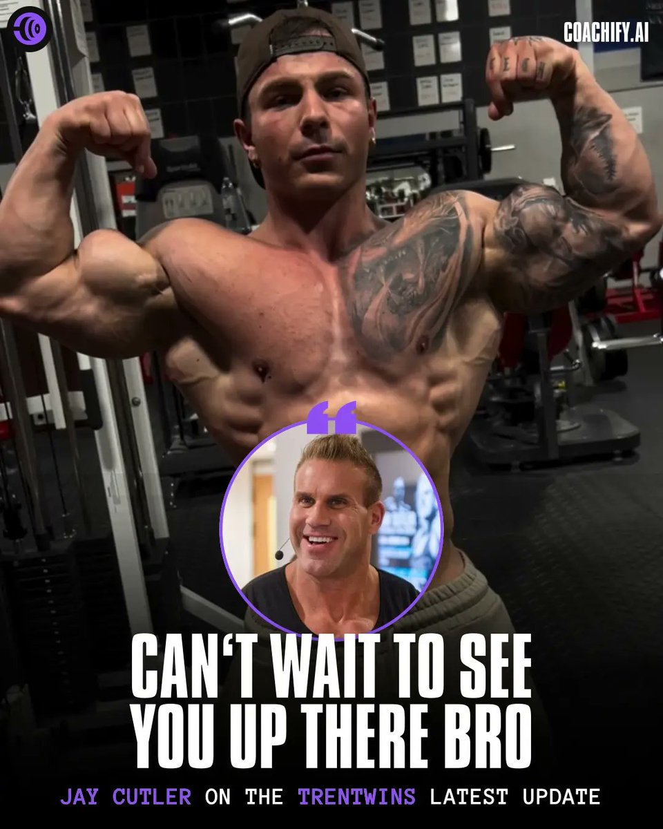 CoachifyAI's tweet photo. Jay Cutler on Trentwins

Free workout &amp; diet plans in bio 💪

#trending #jaycutler #trentwins #bodybuilding https://t.co/iaw8beM9il