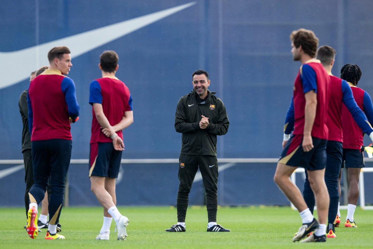 Xavi at todays training session 😄