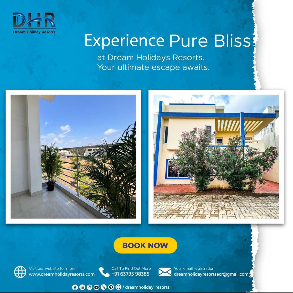 dreamholiday_r's tweet image. Discover the ultimate getaway at Dream Holiday Resorts! Come and experience the vacation of your dreams with Dream Holiday Resorts—where every moment is magical! (dreamholidayresorts.com)
#DreamHolidayResorts #LuxuryGetaway #UltimateVacation #TravelDreams #TopTierAmenities