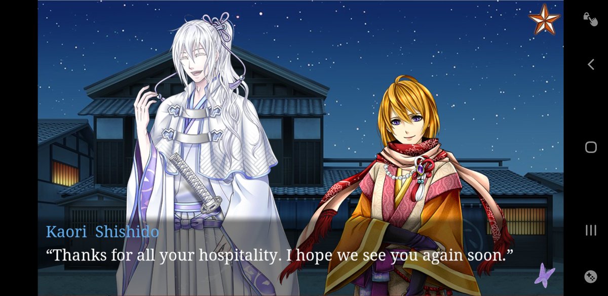 JuriHime09's tweet image. Even if she tries to leave him, he'll obviously stick to her like a glue! 😂🤣😂🤣
#NinjaShadow #Otome #ShallWeDate