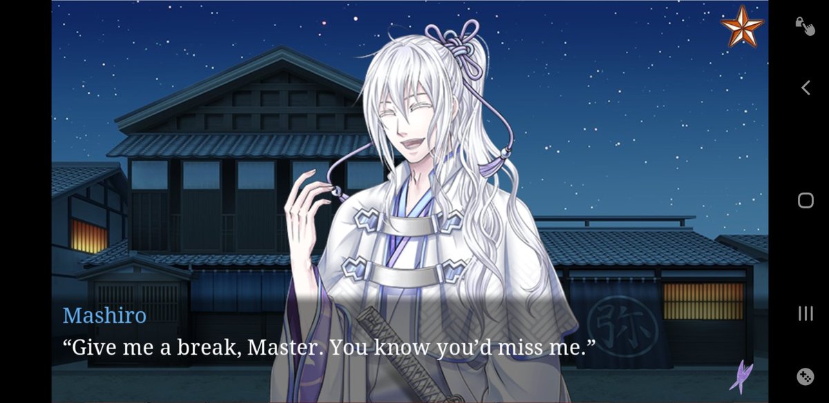 JuriHime09's tweet image. Even if she tries to leave him, he'll obviously stick to her like a glue! 😂🤣😂🤣
#NinjaShadow #Otome #ShallWeDate