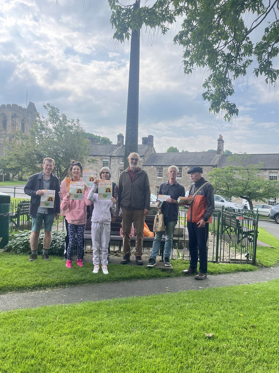 Team out today in Rothbury - fighting for a better future for our community- let’s push to return North Northumberland to Lib Dem!