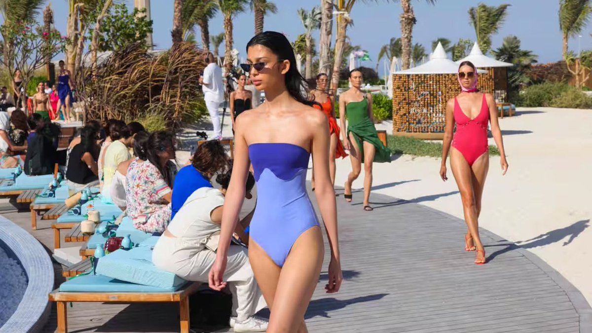 🇸🇦 SAUDI ARABIA HOSTS FIRST-EVER SWIMSUIT PARADE A number of Saudi Arabian women made history on Friday by participating in the parade, which saw them modeling swimsuits without head coverings.  Several Islamic clerics condemned the show as adopting the 'sinful sexual