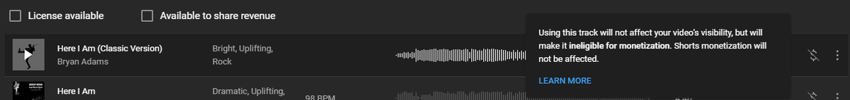 NikolaiJack's tweet photo. Heres the song In Creator Music. As you can see, IT SAYS WE CAN USE IT as long as it gets demonitized. https://t.co/Q7tNBKNOSC