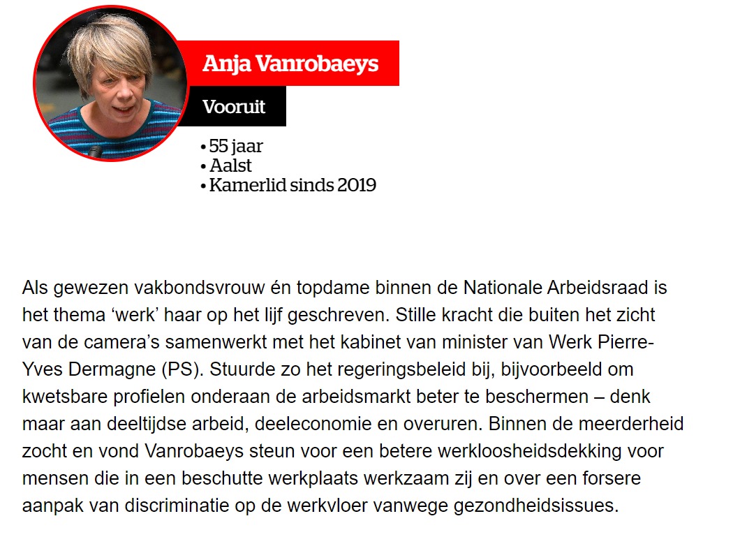 AnjaVanrobaeys's tweet photo. Bedankt voor de erkenning @HLN_BE 
Stille werker voor gewone werkende mensen.
Motiveert om me verder keihard te smijten om het verschil te maken. https://t.co/0rYVelIJrO