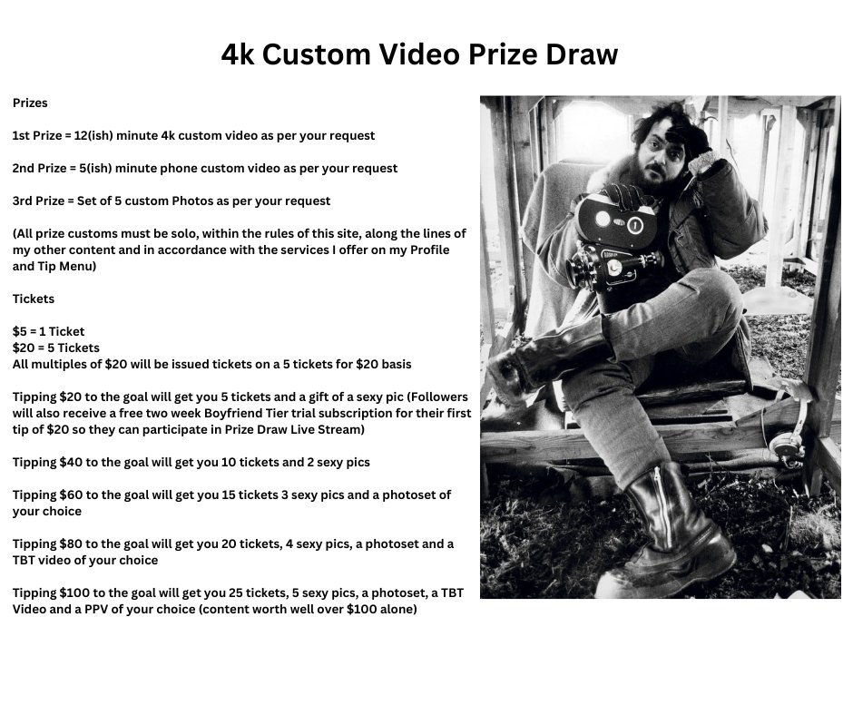 Divine_Rapier__'s tweet photo. Win a 4k Custom Video and much more with my new prize draw goal. Tickets from only $5.
https://t.co/QpRmbZBZ6j…
#Fansly #Goal #Raffle #Lottery #CustomVideo #Prize #Draw #Tip #TipGoal https://t.co/5FBfk29fRj