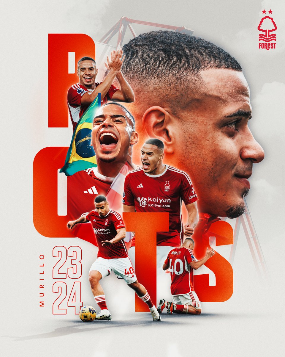 NFFC's tweet image. His name’s Murillo, and he’s your 2023/24 Player of the Season.

🇧🇷🏆