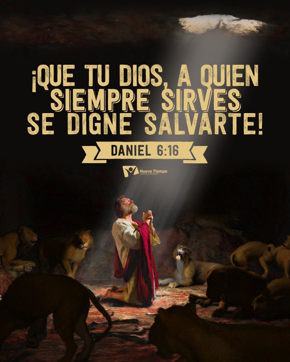 PrErzonA's tweet photo. #Daniel6 Daniel é lançado na cova dos leões. Sua integridade e sua fé são testadas mais uma vez e o homem de Deus, mas ele permaneceu fiel a Deus.
Esta história é um lembrete de que não importa as provações que cruzarão o nosso caminho, precisamos permanecer fiéis a Deus. Amém! https://t.co/H82hrzSc26