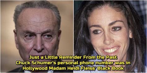 Reminder - Chuck Schumer’s personal phone number was in Heidi Fleiss’ black book. 

Remind the world, PASS IT ON.