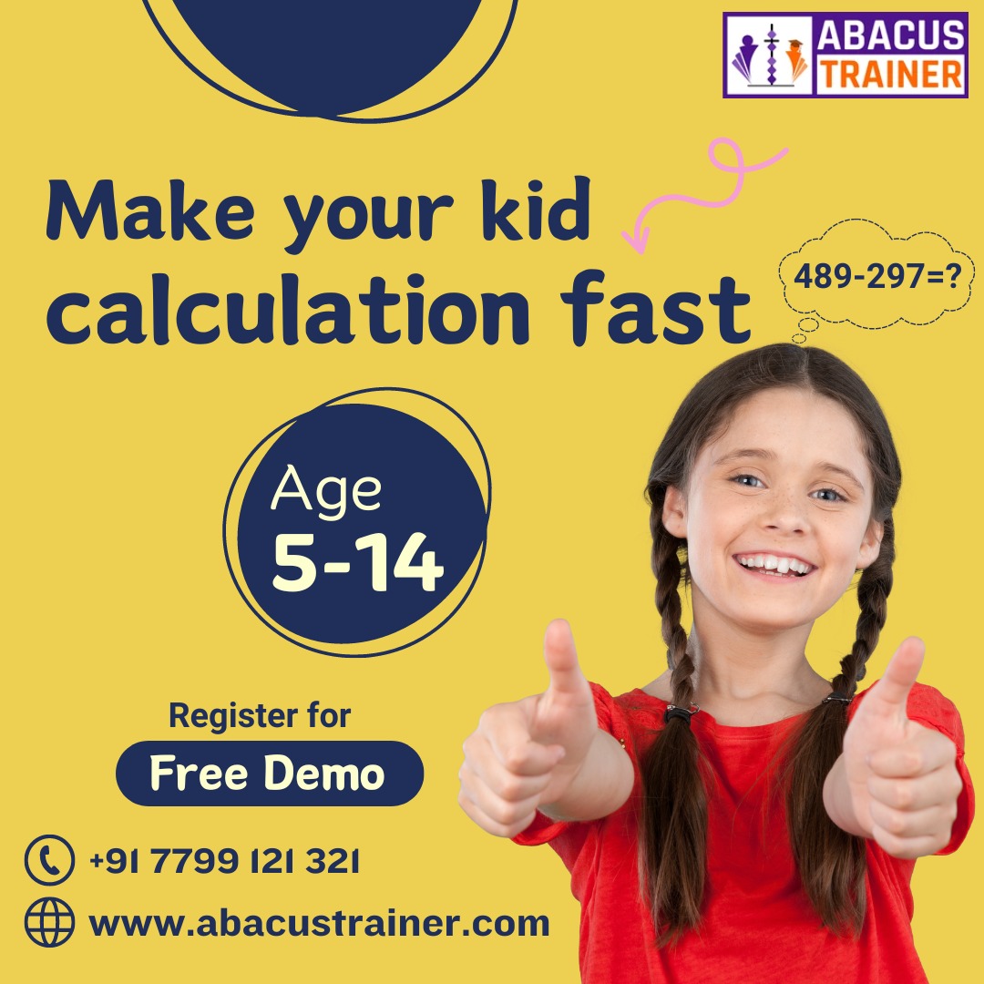 Make Your Kid Calculation Fast🧮
.
.
.
.
.
.
.
.
.
.
Register here for a Free Demo Class: abacustrainer.com/register-stude…
📞Contact @ +91 7799 121 321, +91 9985 777 494
#OnlineAbacusClasses
#AbacusLearning
#VirtualMathClass
#MathOnline
#MathForKids
#OnlineEducation
#FreeDemo