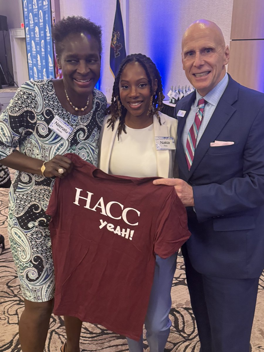 NaKia & I r delighted 2 welcome Nze, ceo @Vista_Autism, into the hawk’s nest! @HACC_info #HACCyeah @LeadershipHBG