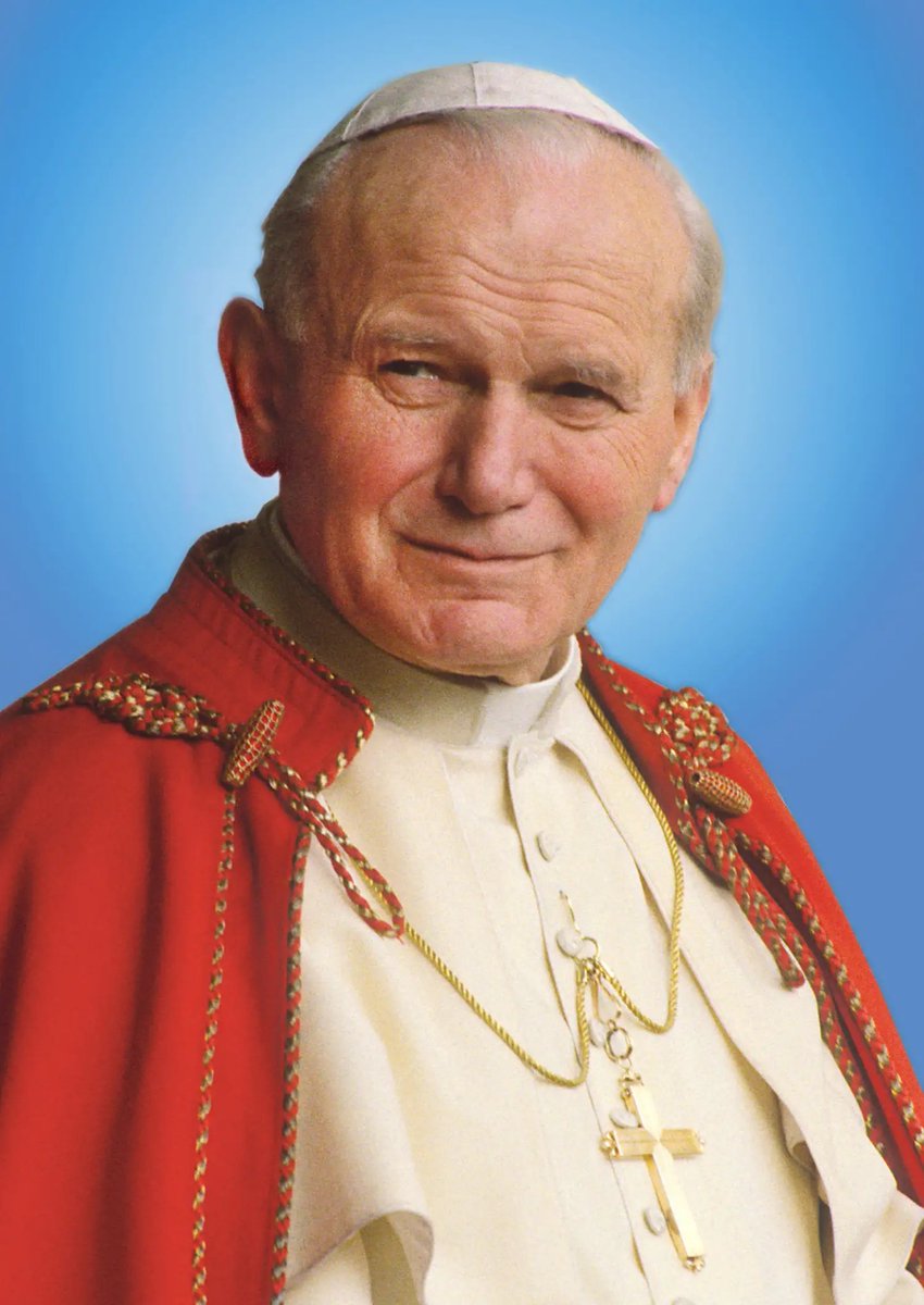 Hace 104 años, un día como hoy, nacio el Papa San Juan Pablo II. San Juan Pablo ll, ruega por nosotros.