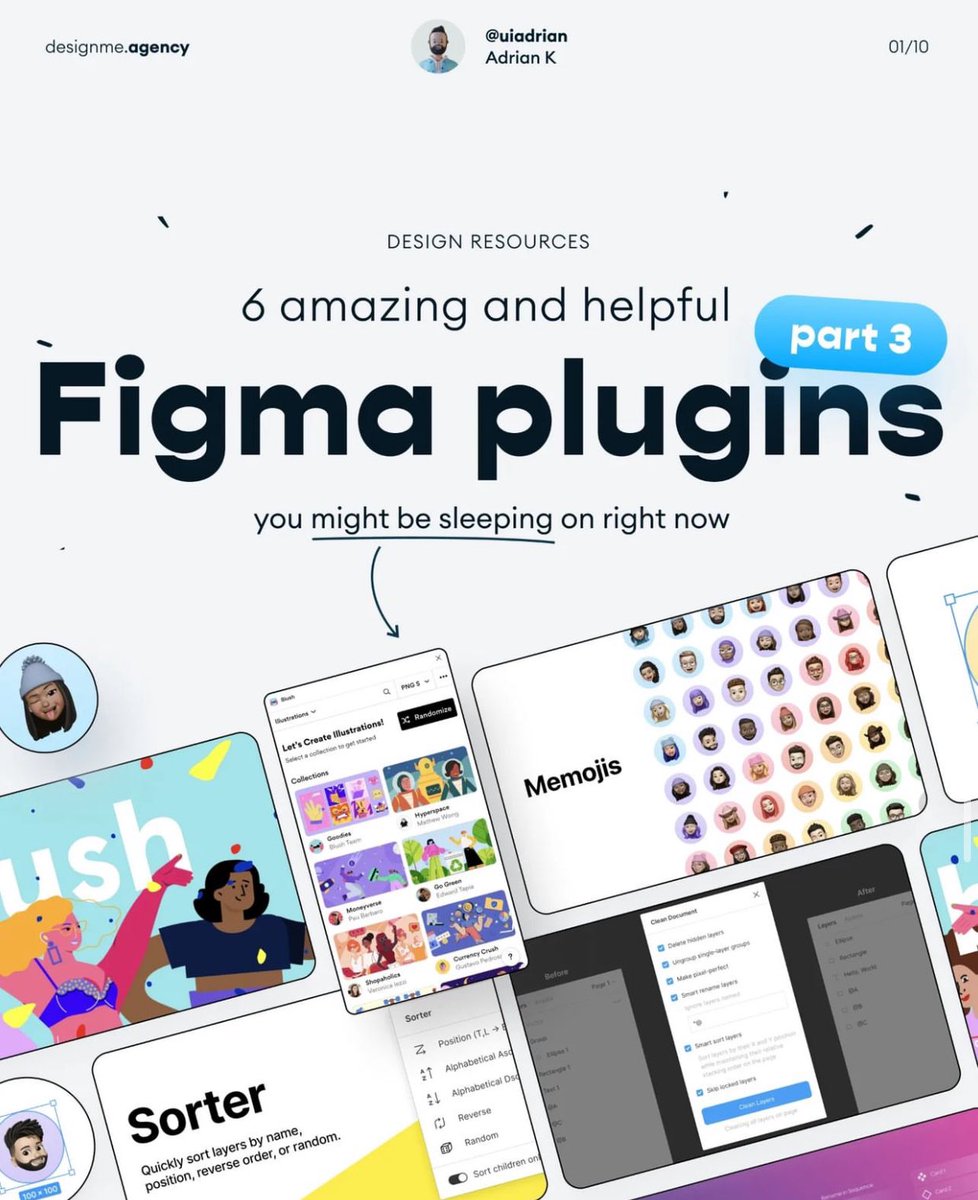 UI/UX Designers, check out this article: 06 amazing and helpful Figma plugins you should know. It might be useful to you in some way.

Credit: @uiuxadrian

Retweet & Save For Later ❤️