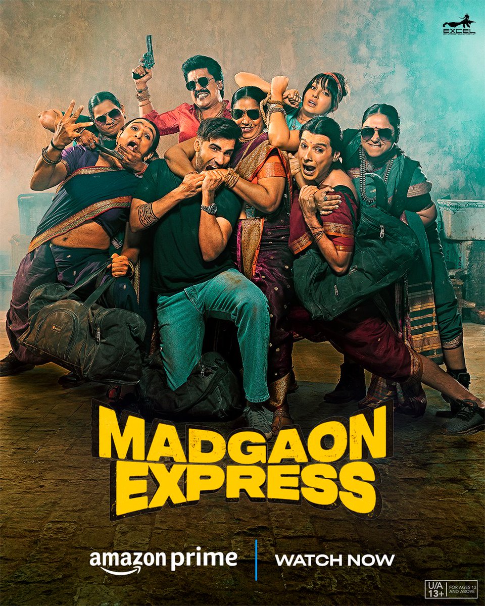 Madgaon Express ab #PrimeVideoIN platform par aa chuki hai.

#MovieSnapster #ExcelEntertainment #Divyenndu #PratikGandhi #AvinashTiwary #NoraFatehi #UpendraLimaye #ChhayaKadam #KunalKemmu #MadgaonExpress