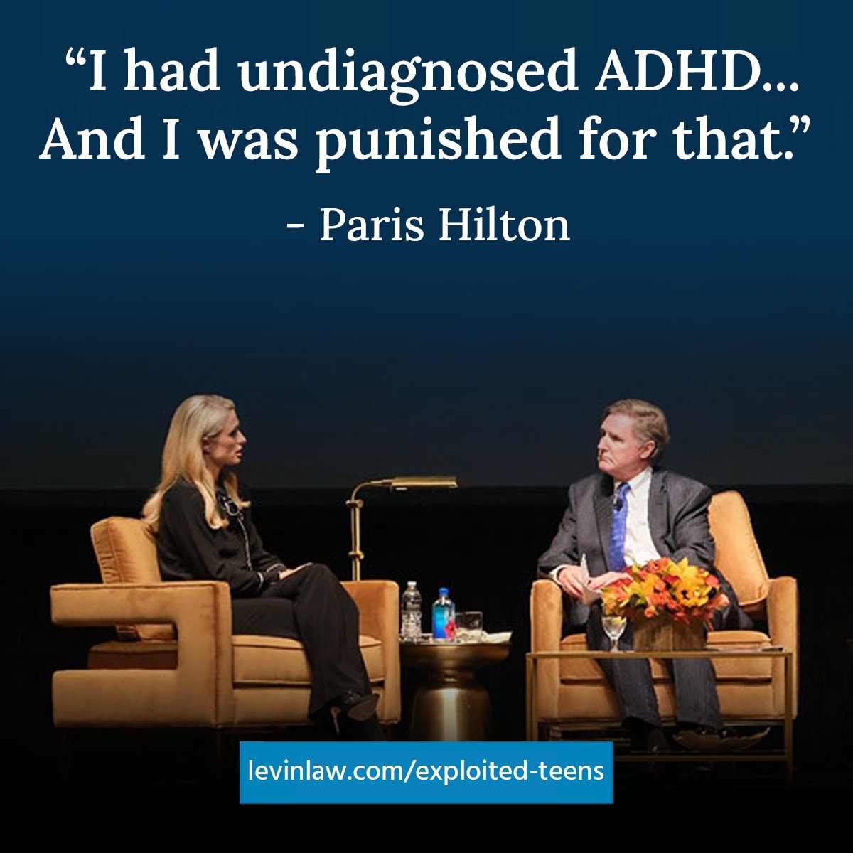 What do @ParisHilton and LPR have in common?🎀⚖️
Helping victims of the #troubledteenindustry. Go to levinlaw.com/exploited-teens to learn more about the #exploitedteenlawsuits and submit a free case evaluation.
@mtmpseminar
#mentalhealthawarenessmonth #troubledteenlawsuits #TTI