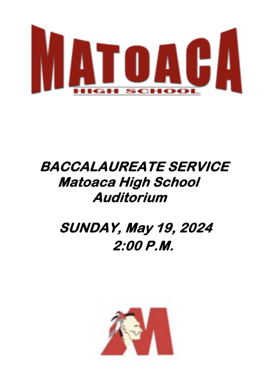 Our PTO is proud to host our Baccalaureate service for seniors and their families tomorrow at 2pm. 

If you wish to attend and have not RSVP’d, please feel free to send us a message.

We look forward to honoring our class of 2024! 🎓
