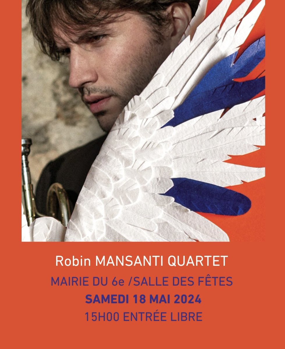 Jazz à Saint-Germain 🎶 (@jazzstgermain) on Twitter photo C'est parti pour ce 6e jour de jazz 🎷🎹. Pour ce début de week-end en beauté , nous vous proposons aujourd’hui une riche programmation.
Avec un premier concert de <a href="/MansantiR/">Robin Mansanti</a> en quartet à la salle des fêtes de la <a href="/mairie6paris/">Mairie du 6ᵉ</a> à 15 h.
Ne tardez pas: festivaljazzsaintgermainparis.com/billetterie/ C'est parti pour ce 6e jour de jazz 🎷🎹. Pour ce début de week-end en beauté , nous vous proposons aujourd’hui une riche programmation.
Avec un premier concert de <a href="/MansantiR/">Robin Mansanti</a> en quartet à la salle des fêtes de la <a href="/mairie6paris/">Mairie du 6ᵉ</a> à 15 h.
Ne tardez pas: festivaljazzsaintgermainparis.com/billetterie/