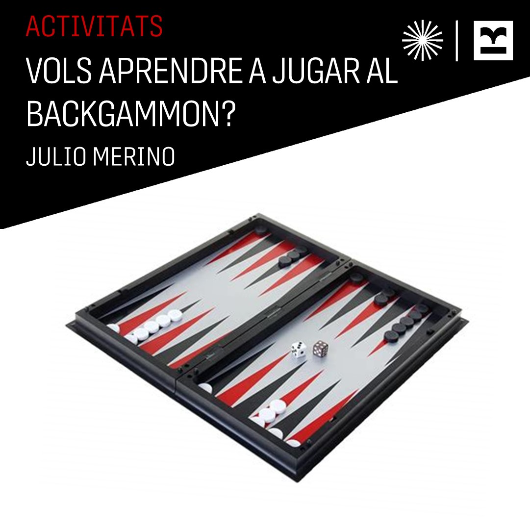 Vols aprendre a jugar al Backgammon?🎲🎲 🗓️Dimecres 29 de maig, de 18.30 a 19.30 h El backgammon és un joc de tauler mil·lenari que combina estratègia i atzar. Val la pena apuntar-s'hi!😉 📝Inscripcions per telèfon, correu electrònic o a la biblioteca.