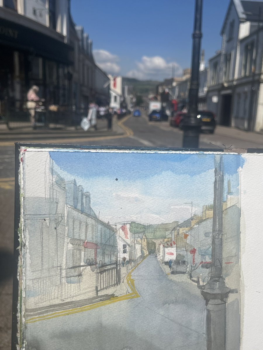 Painting in sunny Dunoon