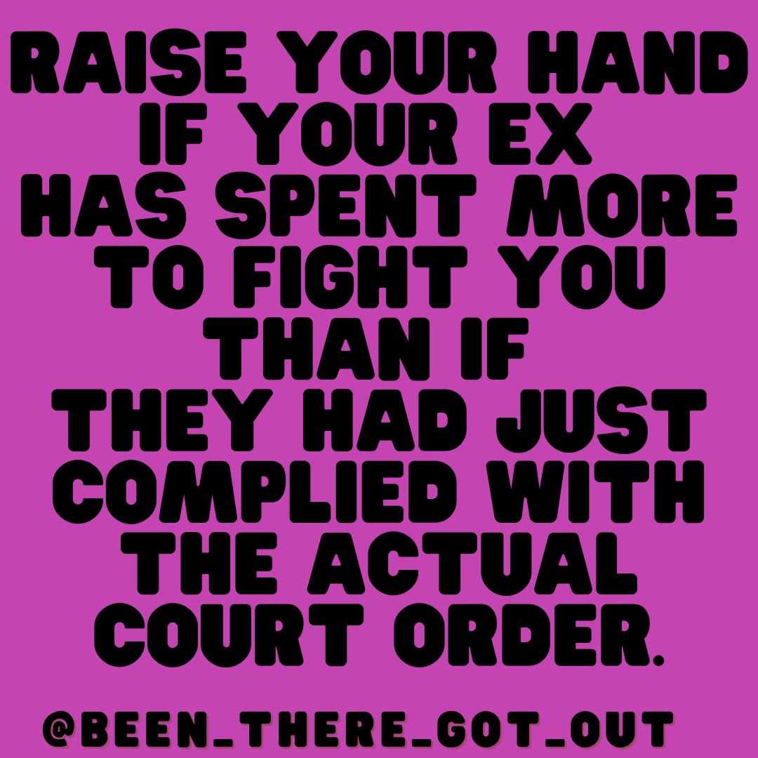 Is your ex not paying what’s overdue?  Let us teach you how to HELP YOURSELF. 💜

#coercivecontrol #parentalalienation #abusebyproxy
#domesticviolenceawareness #empowermentthrougheducation #legalabuse
#divorcecoach #divorcestrategist