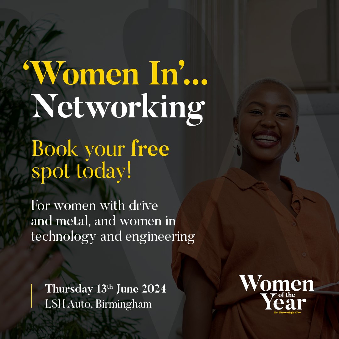 We’re excited to share that our 2nd Women In… networking event is taking place on the 13th June, and we’d love for you to join! 🗓️ Thursday 13th June, 2024 ⏰ 12:00pm – 2:30pm 📍LSH Auto, Birmingham Secure your FREE ticket today ⬇️ 🎫 bit.ly/3UzaYPF