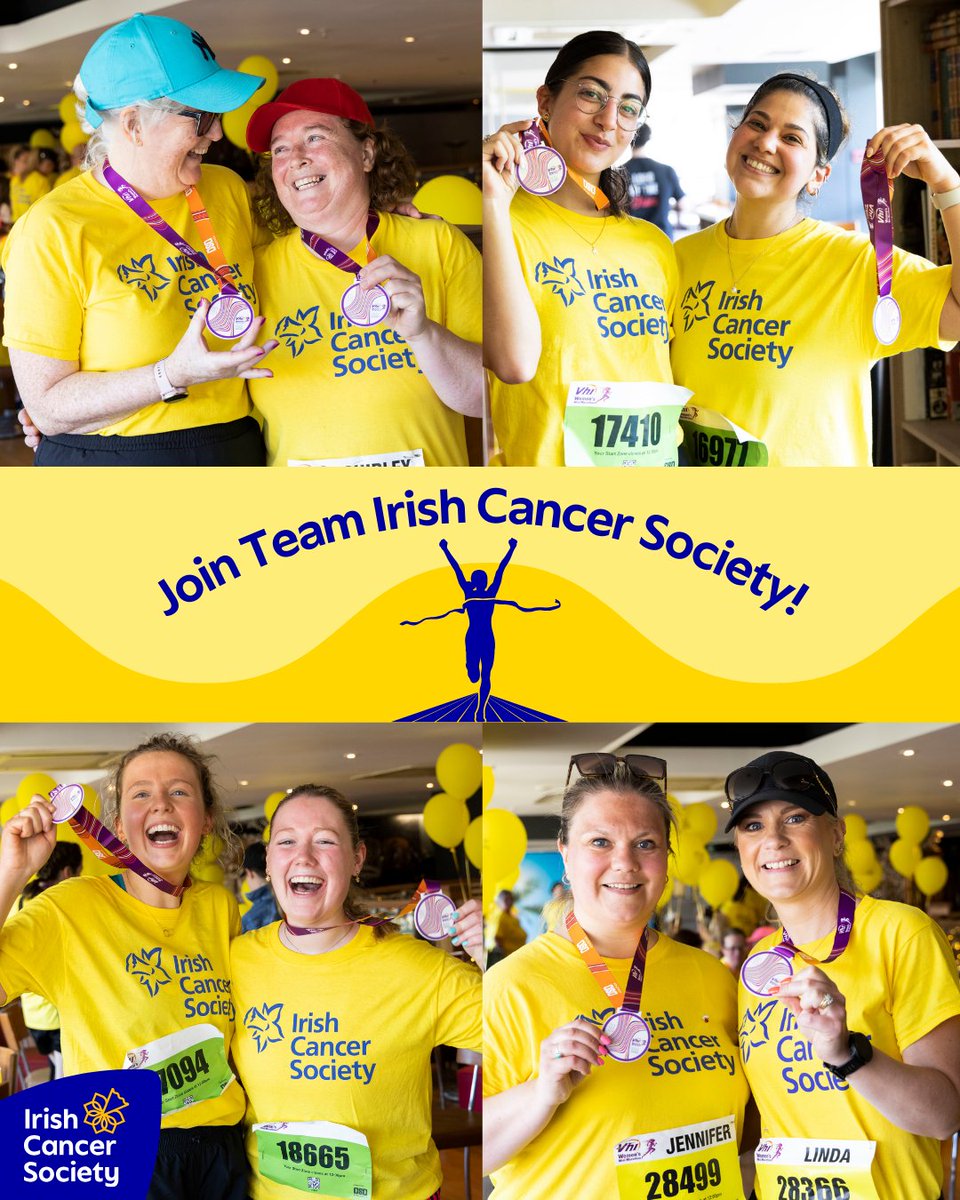 Join us at the VHI Women's Mini Marathon & be part of a community dedicated to making a difference! You'll help us to support cancer patients across Ireland through free cancer information, crucial support services, and vital research 💛 Sign up today at cancer.ie/DMM