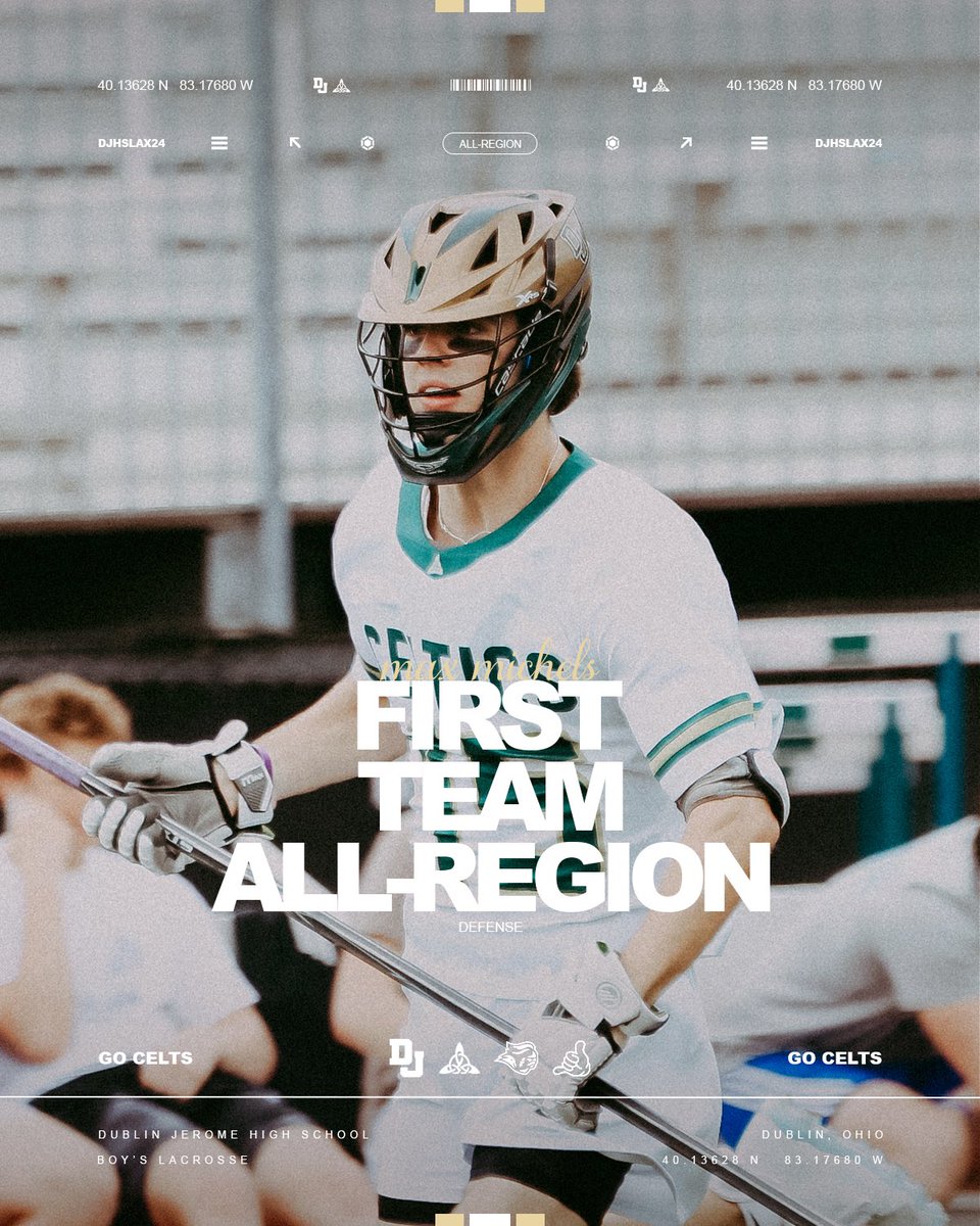 Congratulations to Max Michels on being named First Team All-Region!