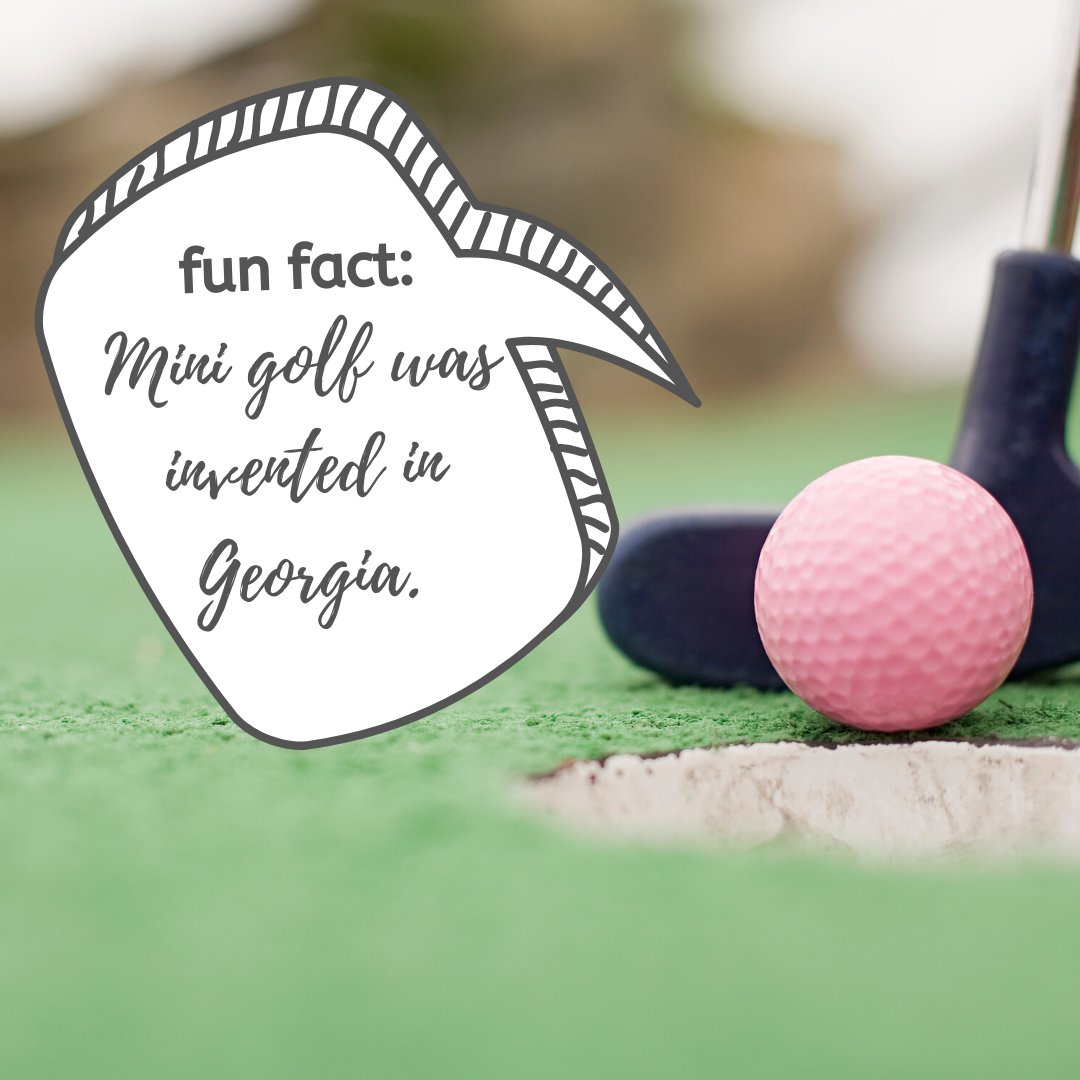 Did you know? Mini-golf was invented in Georgia! ⛳

Do you know anyone who is really good at mini-golf? 

Tag them with this fun fact.

#minigolf #golfer #golf #golfinga #geogia
 #boyntonbeachrealestate #southfloridarealtor #palmbeachrealtor #marketreport