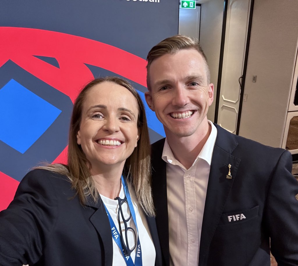 Sara Booth MBE (@saraboothni) on Twitter photo Returning home to NI for a few days break feeling accomplished.
Brazil <a href="/FIFAWWC/">FIFA Women's World Cup</a> 2027 hosts
WIMC 2026-2029 ✅
FIFA Women’s Club World Cup in 2026 with 16 teams
Philippines FIFA Women’s Futsal World Cup 2025
Caught up with friends & won FIFA Football Tournament Returning home to NI for a few days break feeling accomplished.
Brazil <a href="/FIFAWWC/">FIFA Women's World Cup</a> 2027 hosts
WIMC 2026-2029 ✅
FIFA Women’s Club World Cup in 2026 with 16 teams
Philippines FIFA Women’s Futsal World Cup 2025
Caught up with friends & won FIFA Football Tournament