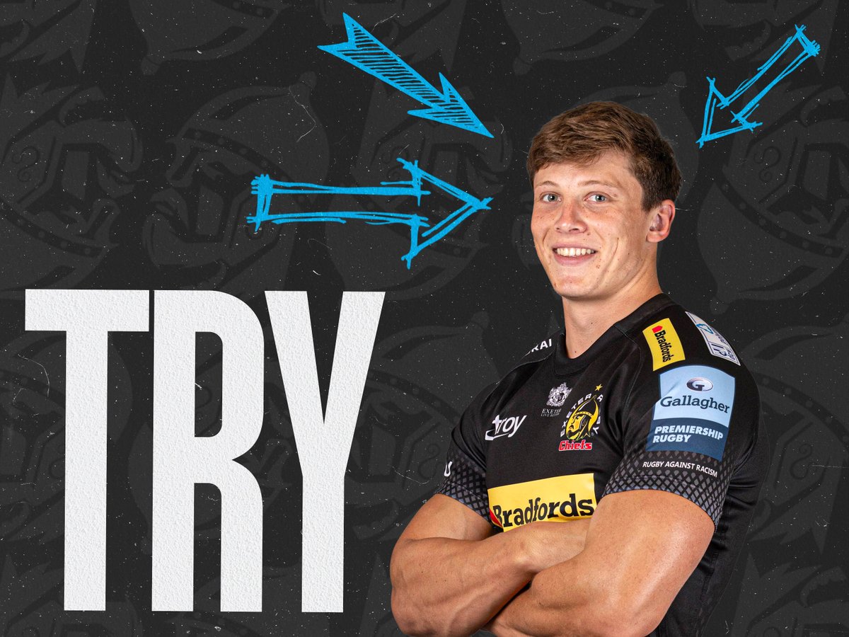 68 Try Chiefs Tap and go penalty and Vintcent goes over after some neat prestidigitation. Don't piledrive Ross Vintcent - he'll get even. 🐯 34 v 20 ⚔ #LEIvEXE