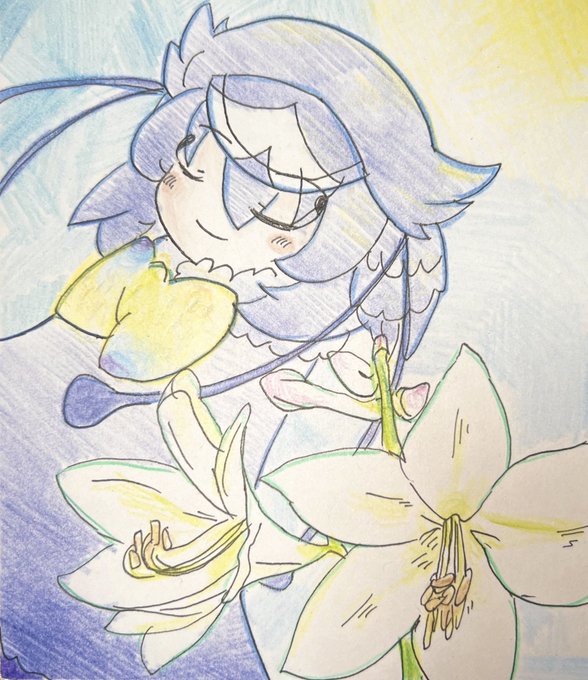 「holding flower」 illustration images(Latest｜RT&Fav:50)
