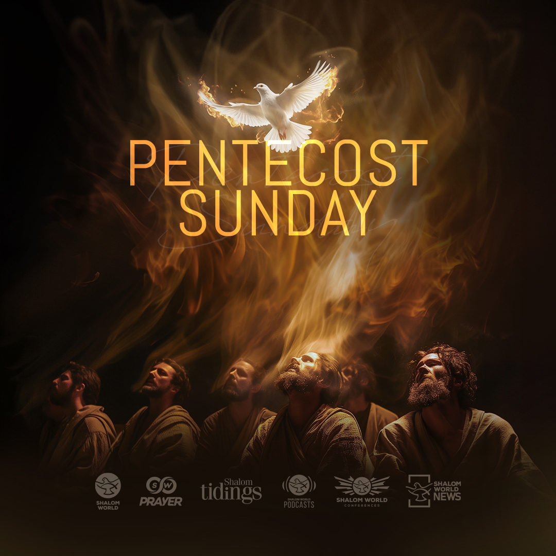 As we celebrate one of the most important feasts of the year, let us unite in prayer, seeking the Spirit's empowerment for our mission ahead. May we be filled with the Spirit of God, just as the disciples were. Blessed feast of Pentecost! #Pentecost #HolySpirit #ShalomWorld