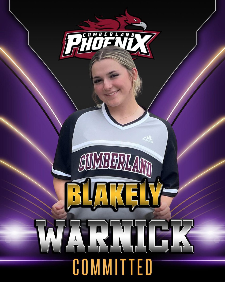 Big S/O to @SMYRNASOFTBALL Blakely Warnick for committing to Cumberland University! The Blakely Bombs will continue! Go Blakely! #OnlyOneSHS @SmyrnaBulldog